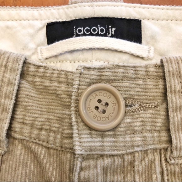 JACOB Y2K Corduroy Boot Cut Fit Flared Low Rise Boho Funky Trousers Pants.XS. - Picture 4 of 14